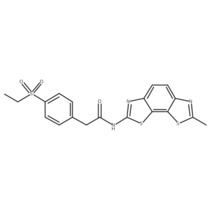 2-(4-(ethylsulfonyl)phenyl)-N-(7-methylbenzo[1,2-d:4,3-d']bis(thiazole)-2-yl)acetamide Structure
