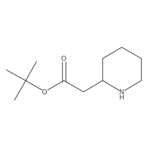 Tert-butyl 2-(piperidin-2-yl)acetate Structure