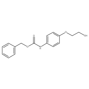 benzyl N-[4-(2-hydroxyethoxy)phenyl]carbamate结构式