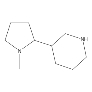 (R)-3-((R)-1-Methylpyrrolidin-2-yl)piperidine结构式