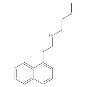 2-Methoxy-N-[2-(1-naphthyl)ethyl]-1-ethanamine Structure