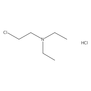 2-Chloro-N,N-diethylethylamine-d10 Hydrochloride结构式