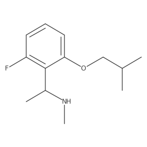 2-Fluoro-N,I+/--dimethyl-6-(2-methylpropoxy)benzenemethanamine Structure