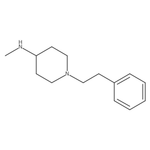 N-methyl-1-(2-phenylethyl)piperidin-4-amine Structure
