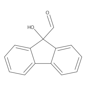 9-Formyl-9-hydroxyfluorene结构式