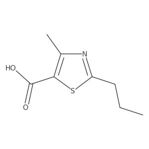 4-Methyl-2-propyl-1,3-thiazole-5-carboxylic acid Structure