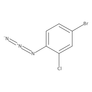 1-Azido-4-bromo-2-chlorobenzene Structure