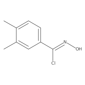 N-Hydroxy-3,4-dimethylbenzimidoyl Chloride结构式