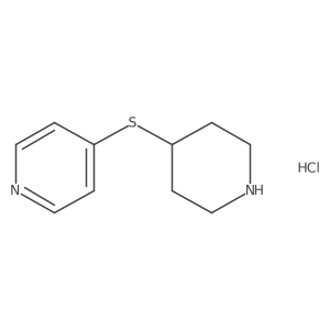 4-(Piperidin-4-ylthio)pyridine hydrochloride结构式