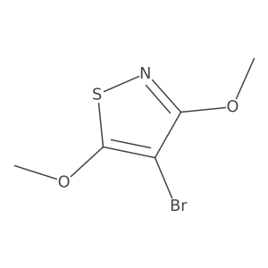 4-Bromo-3,5-dimethoxy-1,2-thiazole Structure