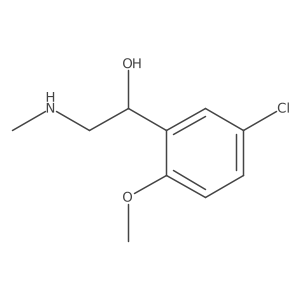 1-(5-Chloro-2-methoxyphenyl)-2-(methylamino)ethan-1-ol Structure