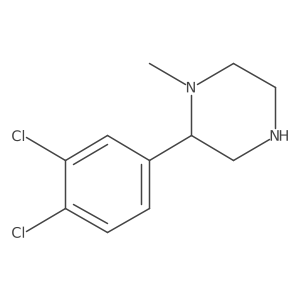 2-(3,4-dichlorophenyl)-1-methyl-piperazine Structure