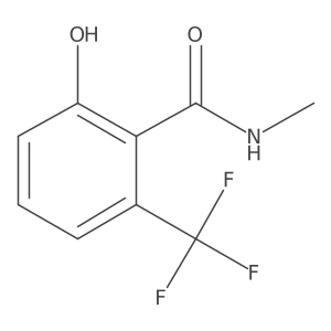 2-Hydroxy-N-methyl-6-(trifluoromethyl)benzamide Structure