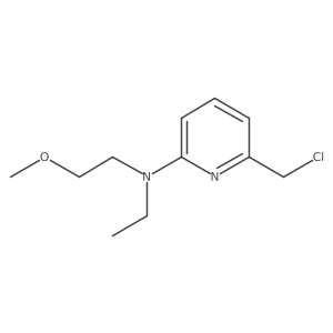 6-(chloromethyl)-N-ethyl-N-(2-methoxyethyl)pyridin-2-amine Structure