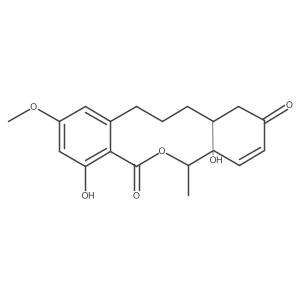 (3S,5Z,9S)a9,16aDihydroxya14amethoxya3amethyla3,4,7,8,9,10,11,12aoctahydroa1Ha2abenzoxacyclotetradecinea1,7adione Structure