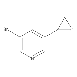 3-Bromo-5-(oxiran-2-yl)pyridine结构式