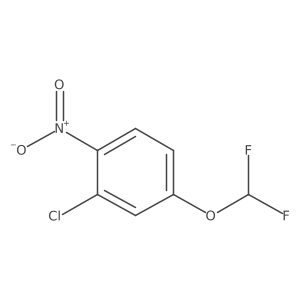 2-Chloro-4-(difluoromethoxy)-1-nitrobenzene Structure