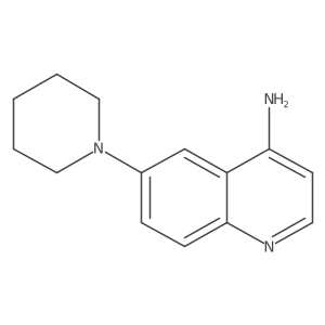 6-(Piperidin-1-yl)quinolin-4-amine结构式