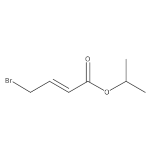 Isopropyl-4-bromocrotonate Structure