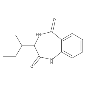 (3R)-3-[(2S)-butan-2-yl]-2,3,4,5-tetrahydro-1H-1,4-benzodiazepine-2,5-dione Structure