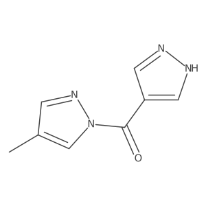 4-Methyl-1-(1H-pyrazol-4-ylcarbonyl)-1h-pyrazole Structure