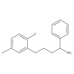 Benzenebutanamine, 2,5-difluoro-I+/--phenyl-结构式