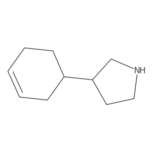 3-(Cyclohex-3-en-1-yl)pyrrolidine结构式