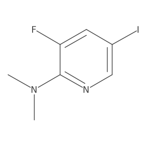 3-Fluoro-5-iodo-N,N-dimethylpyridin-2-amine Structure