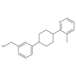 3-[4-(3-Methyl-2-pyridinyl)-1-piperazinyl]benzenemethanol结构式