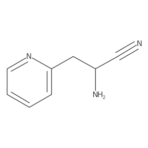 2-Amino-3-(pyridin-2-yl)propanenitrile Structure