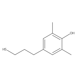 2,6-Dimethyl-4-(3-sulfanylpropyl)phenol Structure