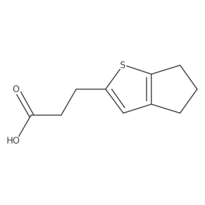 3-{4H,5H,6H-cyclopenta[b]thiophen-2-yl}propanoic acid Structure