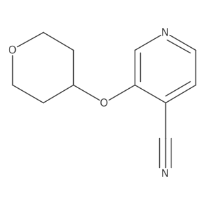 3-((tetrahydro-2H-pyran-4-yl)oxy)isonicotinonitrile结构式