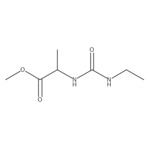 Methyl 2-[(ethylcarbamoyl)amino]propanoate结构式