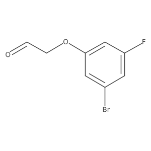 2-(3-Bromo-5-fluorophenoxy)acetaldehyde结构式