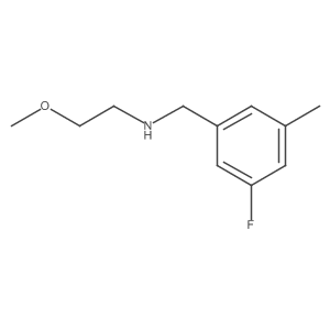 [(3-Fluoro-5-methylphenyl)methyl](2-methoxyethyl)amine结构式