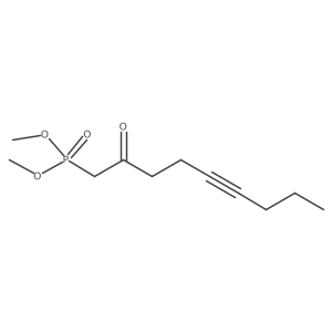 Dimethyl P-(2-oxo-5-nonyn-1-yl)phosphonate Structure