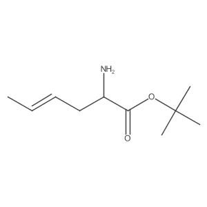 Tert-butyl 2-aminohex-4-enoate Structure