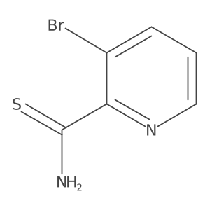 3-Bromopyridine-2-carbothioamide结构式