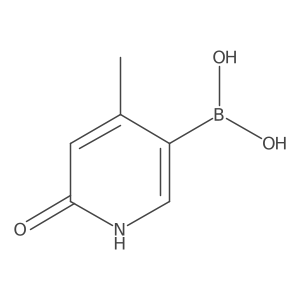 (6-Hydroxy-4-methylpyridin-3-yl)boronic acid Structure