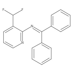 3-(difluoromethyl)-N-(diphenylmethylene)pyridin-2-amine Structure