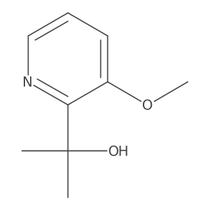 2-(3-Methoxypyridin-2-yl)propan-2-ol结构式