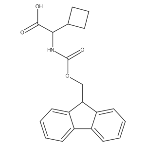 2-cyclobutyl-2-({[(9H-fluoren-9-yl)methoxy]carbonyl}amino)acetic acid Structure