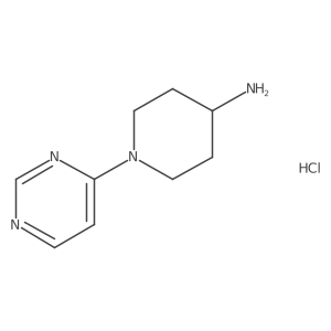 1-(4-Pyrimidinyl)-4-piperidinamine hydrochloride Structure