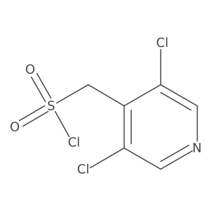 (3,5-Dichloropyridin-4-yl)methanesulfonyl chloride Structure