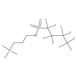 3-[(Perfluorobutane-1-sulfonyl)amino]-N,N-dimethylpropan-1-amine N-oxide Structure