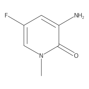 3-amino-5-fluoro-1-methylpyridin-2(1H)-one Structure