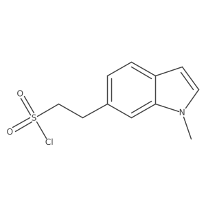 2-(1-methyl-1H-indol-6-yl)ethane-1-sulfonyl chloride结构式