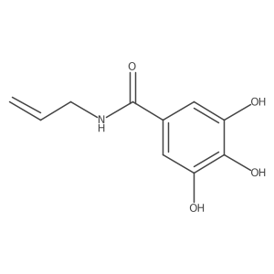 Benzamide, 3,4,5-trihydroxy-N-2-propen-1-yl-结构式