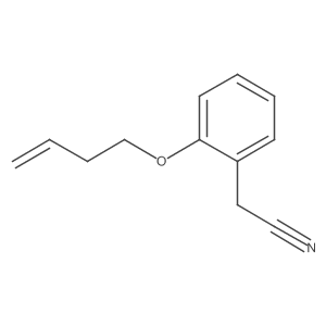 2-(3-Buten-1-yloxy)benzeneacetonitrile结构式